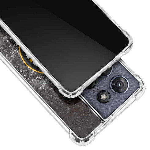 NHL Boston Bruins Iced Moto G Play 5G (2025) Clear Case